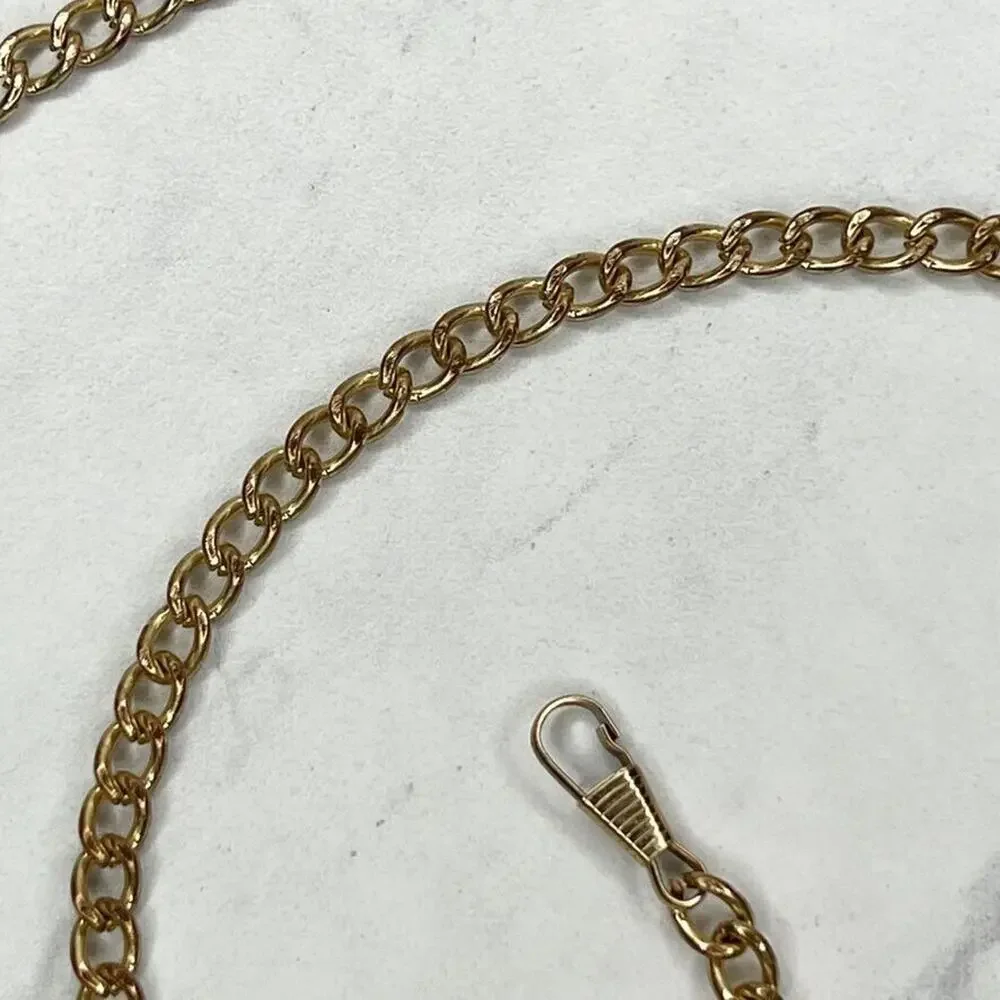 Gold Tone Skinny Chain Link Purse Handbag Replacement Strap ✨